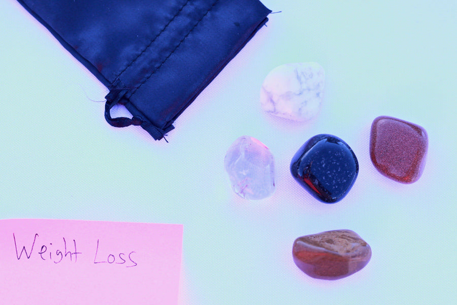 "Weight Loss" Healing Gemstone Collection Bag