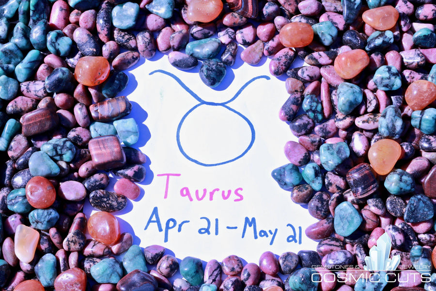 Taurus Zodiac Sign Healing Gemstone Collection Set