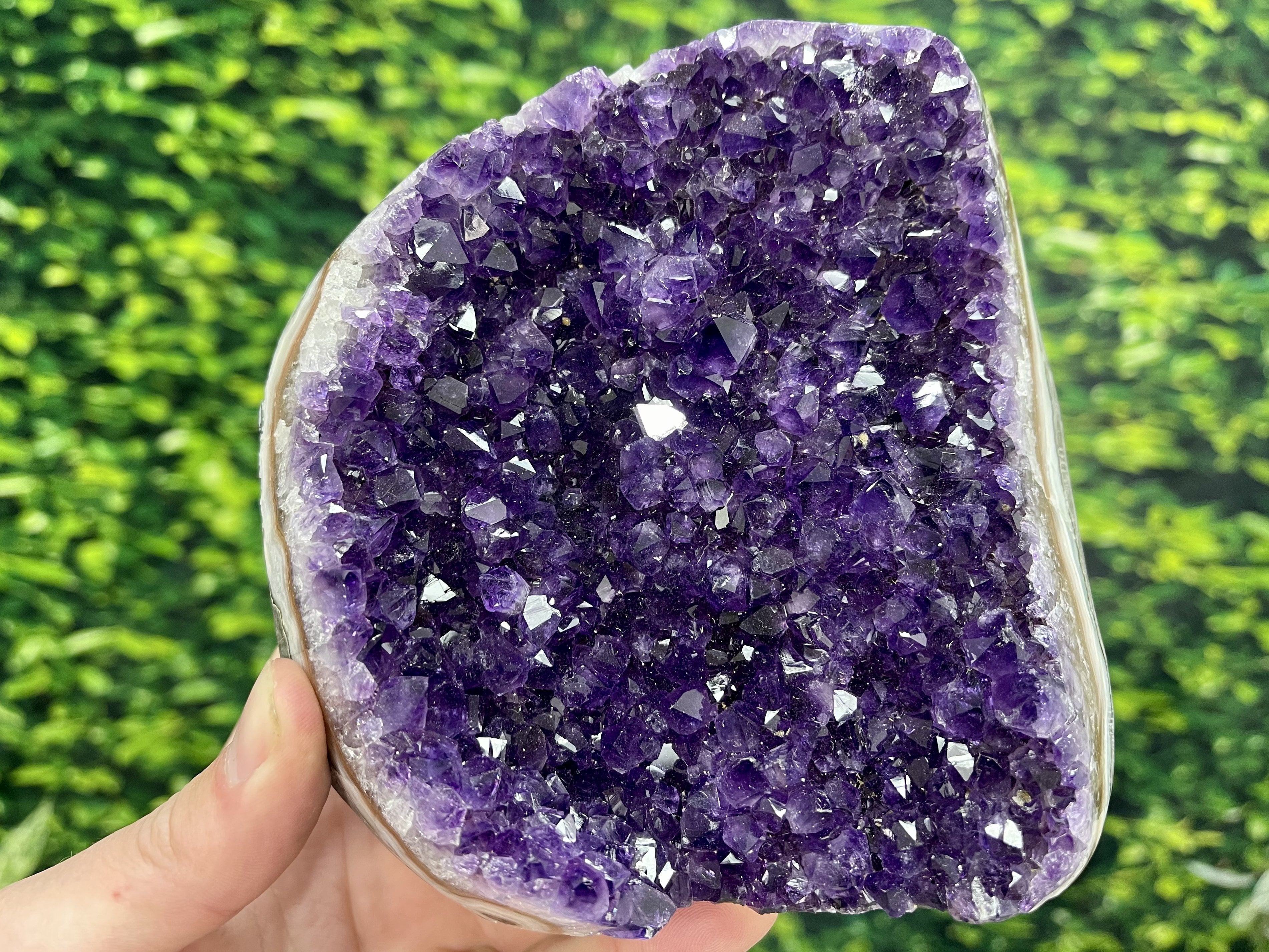 EMOTIONAL HEALING POOL Amethyst Geode Cathedral 19.50 VERY High Quality  DAG-49, Cosmic Cuts©