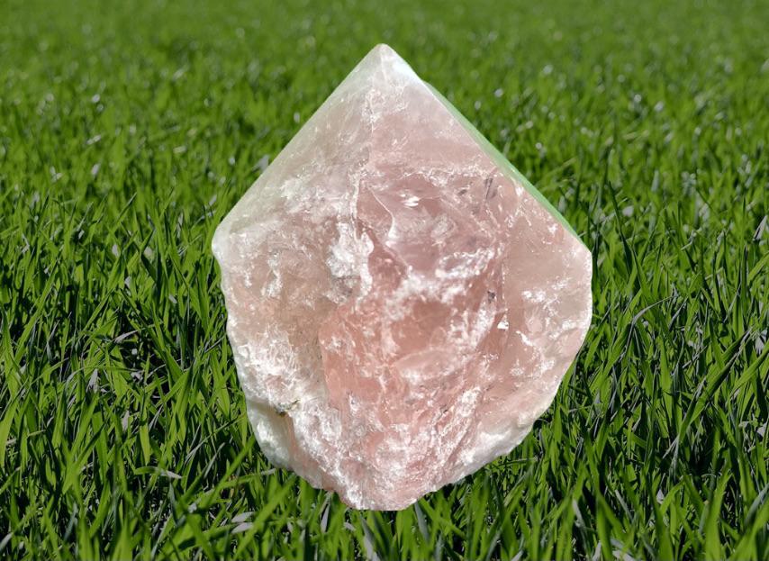 high quality big natural rose quartz