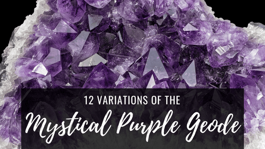 Mystical Purple Geode