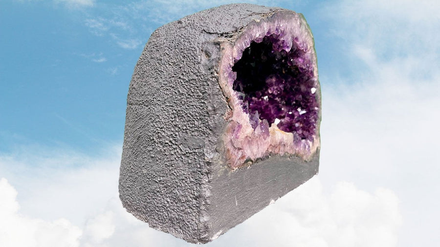 "FULL OF FENG SHUI" Huge Amethyst Geode 8.50 VERY High Quality AG-50