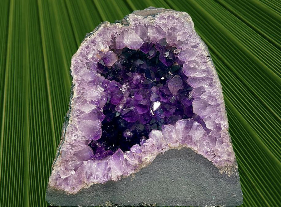 "LOVING ALL OF LIFE!" Amethyst Geode Cathedral 12.50 VERY High Quality AG-27