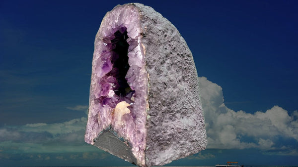 "UPLIFTING ENLIGHTENMENT" Amethyst Geode Cathedral 9.00 VERY High Quality AG-17