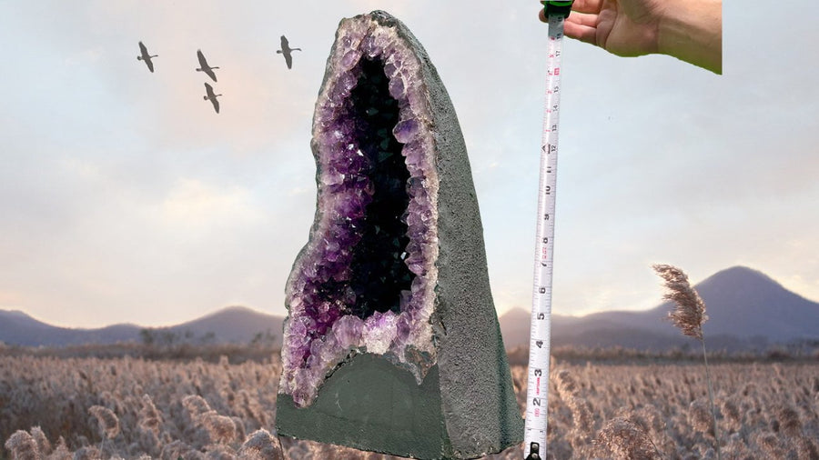 "TRUE PEACE" Huge Amethyst Geode 19.00 VERY High Quality AG-54