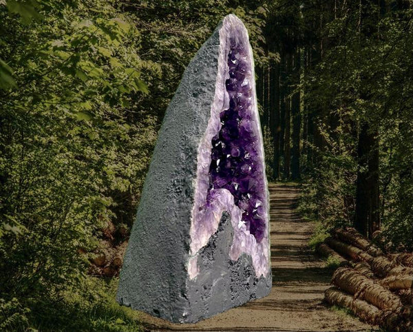 "DIVINE SOURCE" Amethyst Geode Cathedral 16.50 VERY High Quality AG-24