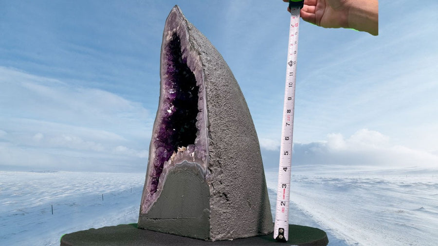 "BETTER LIFE" Huge Amethyst Geode 18.00 VERY High Quality AG-55