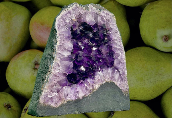 "LOVING ALL OF LIFE!" Amethyst Geode Cathedral 12.50 VERY High Quality AG-27