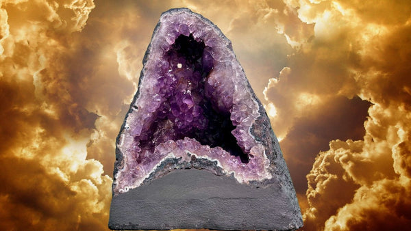 "RENEWED HOPE" Amethyst Geode Cathedral 11.50 VERY High Quality AG-16