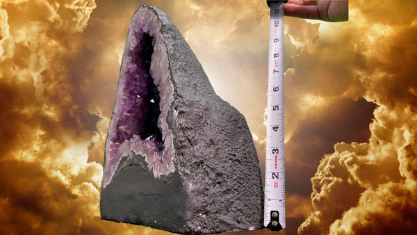 "RENEWED HOPE" Amethyst Geode Cathedral 11.50 VERY High Quality AG-16