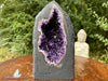 "STARLIGHT" Deep Amethyst Geode Cathedral 8.00 High Quality Agate Rim NS-259