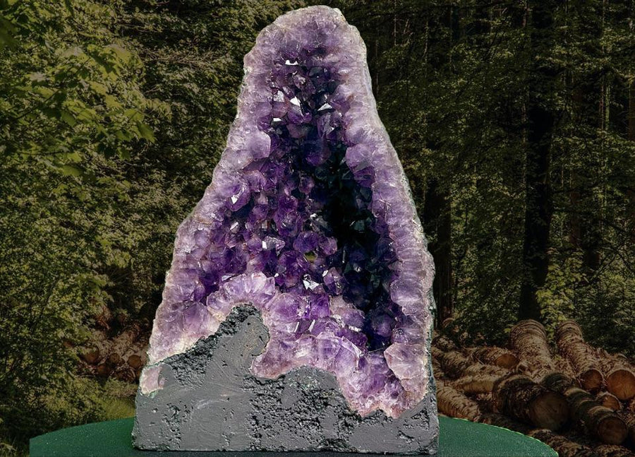 "DIVINE SOURCE" Amethyst Geode Cathedral 16.50 VERY High Quality AG-24