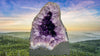 "REMEMBER TO BREATHE" Amethyst Geode Cathedral 10.25 VERY High Quality AG-8