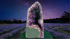 "ONLY WAY IS UP" Deep Amethyst Geode 17.50 VERY High Quality AG-35