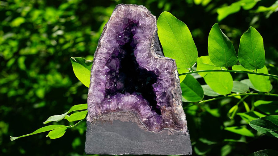 "BE THE GREATEST" Amethyst Geode Cathedral 13.00 VERY High Quality AG-52