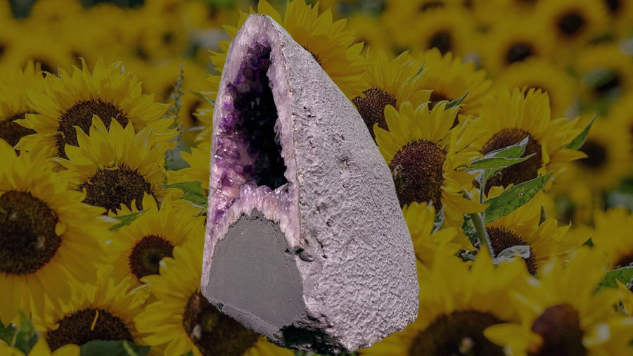 "CLEANSING POSITIVITY" Amethyst Geode Cathedral 9.00 VERY High Quality AG-5