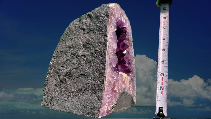 "UPLIFTING ENLIGHTENMENT" Amethyst Geode Cathedral 9.00 VERY High Quality AG-17