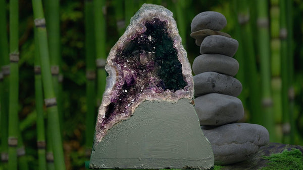 "DEEP PEACE" Amethyst Geode Cathedral 13.00 VERY High Quality AG-47