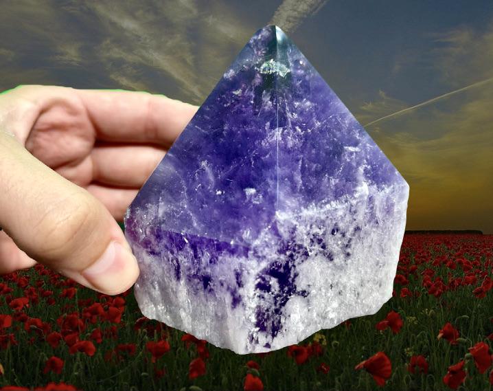 "ALL THE WAY UP" Incredibly High Quality Bolivian Amethyst Geode Point