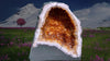 "FIRES OF CREATION" Huge Citrine Geode Cathedral 11.75 Very High Quality CG-6