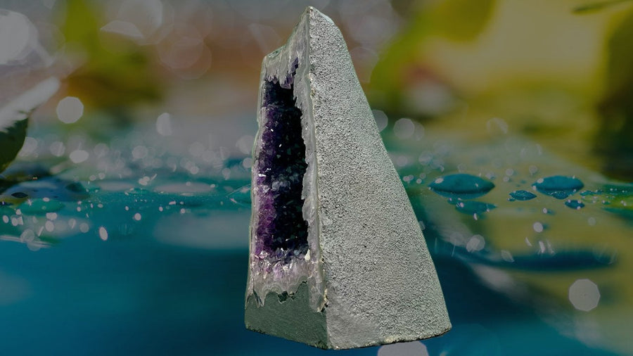 "ENERGETIC FILTER" Huge Amethyst Geode Cathedral 19.00 VERY High Quality AG-38
