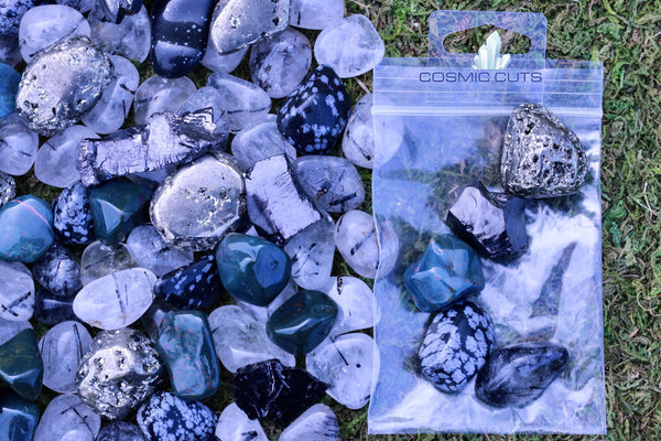 "EMF Protection Stones Bag" Premium Quality Healing Gemstone Collection for Electromagnetic Frequencies