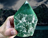 "ONE WITH NATURE" Green Quartz High Quality Crystal Point