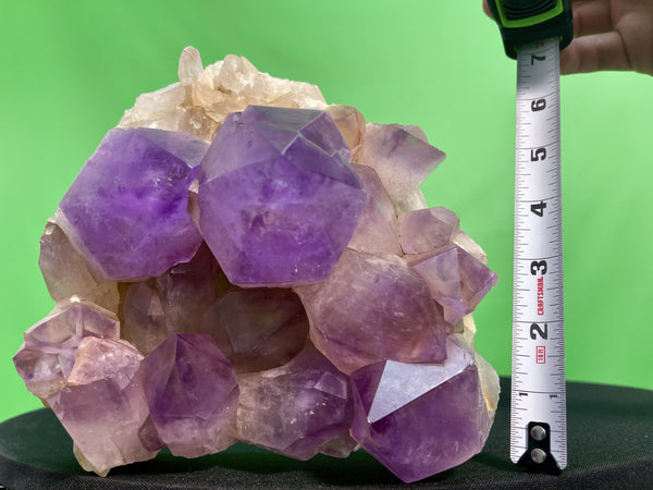 "POWER IN PEACE" Bolivian Amethyst Geode Cluster 7.50 High Quality JP-177