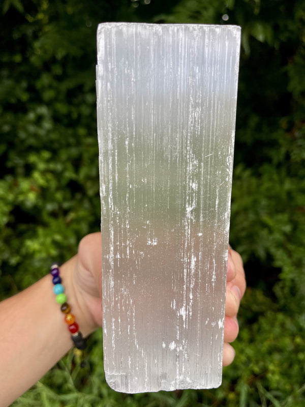 "MANIFESTATION MIRACLE" High Quality Selenite Stone Wand