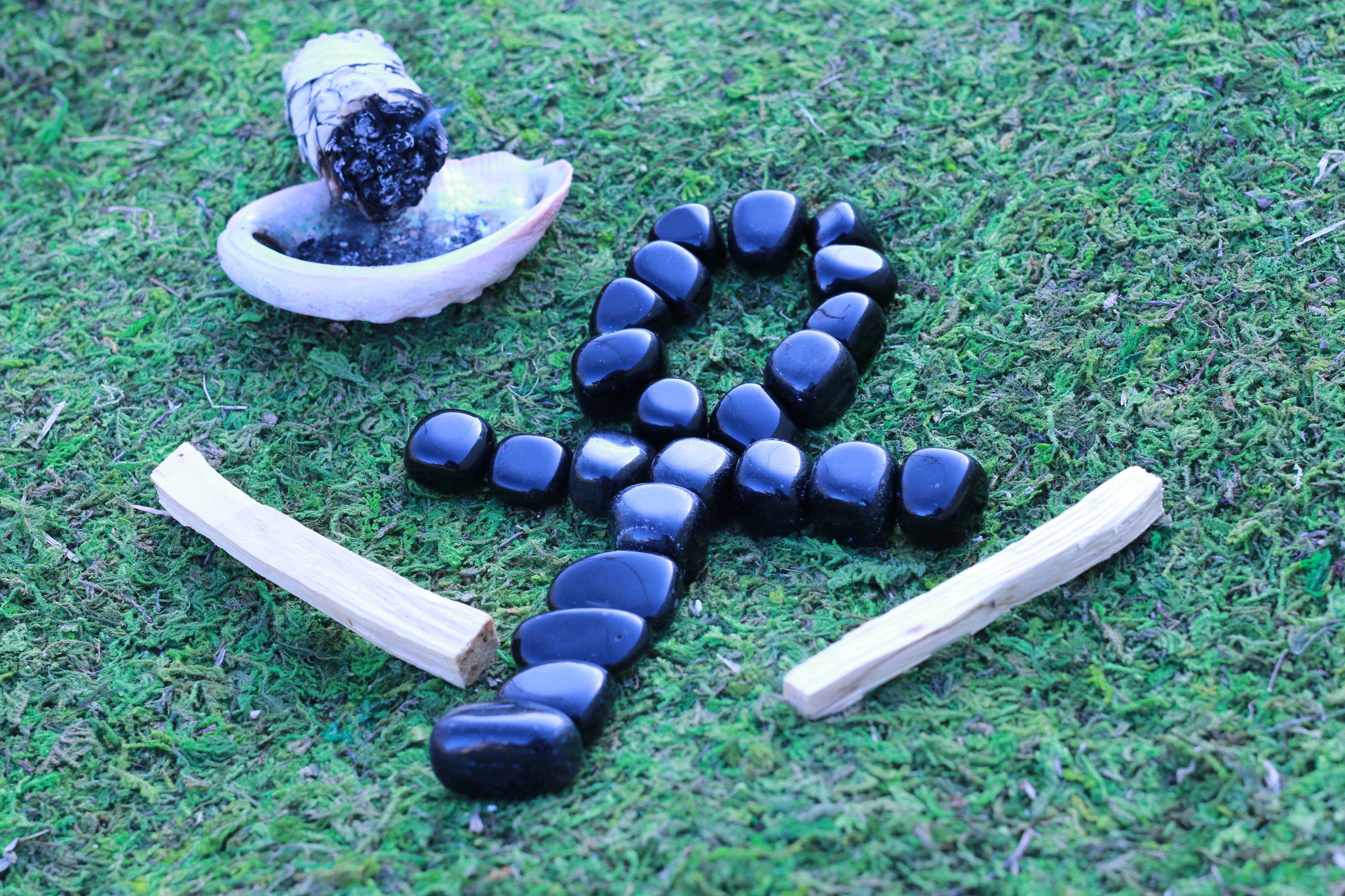 Black Obsidian DEEP SOUL HEALING & TRANSFORMATION Healing Gemstone