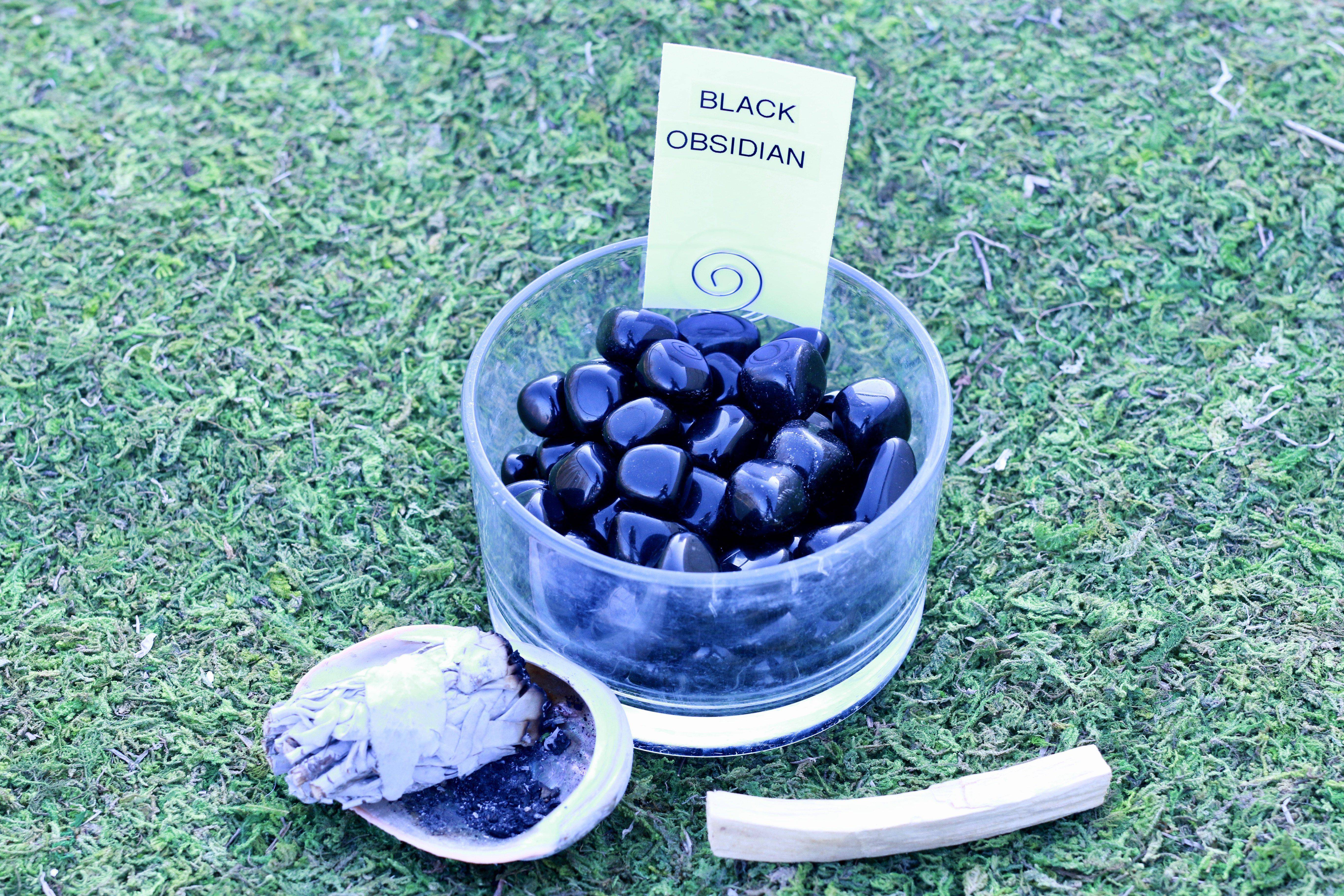 Black Obsidian DEEP SOUL HEALING & TRANSFORMATION Healing Gemstone