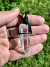 "AWESOME AUTHENTICITY" Clear Quartz Point High Quality Necklace