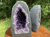 DEEP Amethyst Geode "ENLIGHTENMENT PAIR" 10.00 High Quality Cathedral Pair NS-100