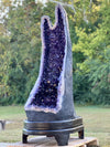 "WORLD CLASS ELEGANCE" Tall Amethyst Geode 74.00 Very High Quality XA-3