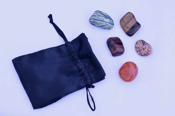 "Strength" Healing Gemstone Collection Bag