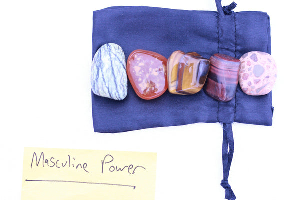 "Strength" Healing Gemstone Collection Bag