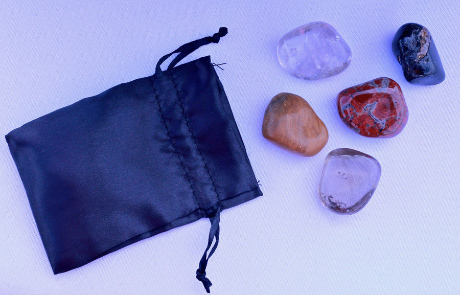 "Protection" Healing Gemstone Collection Bag