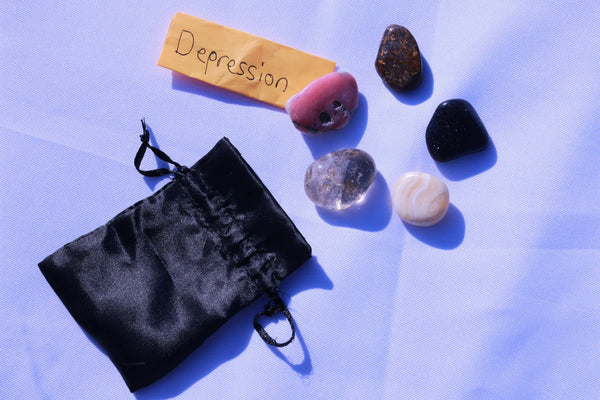 "Depression" Healing Gemstone Collection Bag