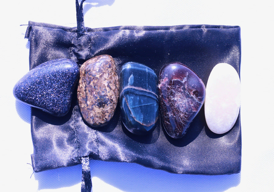 "Confidence" Healing Gemstone Collection Bag