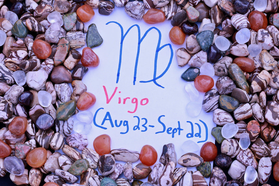 "Virgo" Zodiac Sign Gemstone Collection Bag