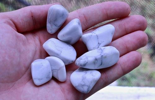 Howlite Tumbled Stones-Cosmic Cuts