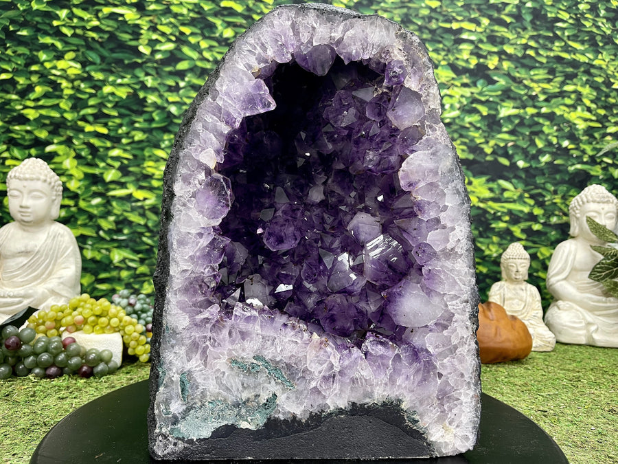 "REJUVENATING RADIANCE" High Quality Amethyst Geode 15.00 Cathedral Brazil High Quality NS-540