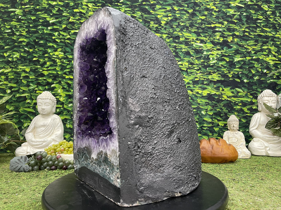 "CROWN CHAKRA CELEBRATION" Huge Amethyst Geode 17.00 Cathedral High Quality NS-538