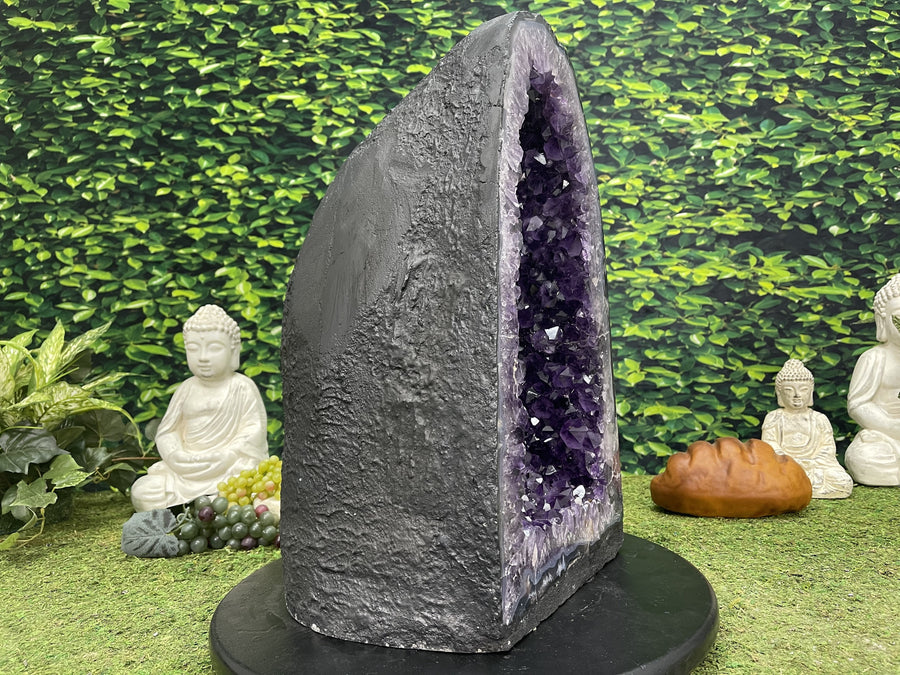 "BLISSFUL BADASSERY" Huge Amethyst Geode 20.00 High Quality Crystal Cathedral NS-539