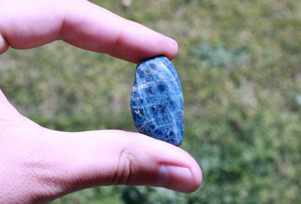 Tumbled Blue Apatite Stone "Releases Guilt"