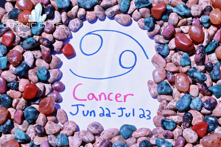 Cancer Zodiac Sign Healing Gemstone Collection Set