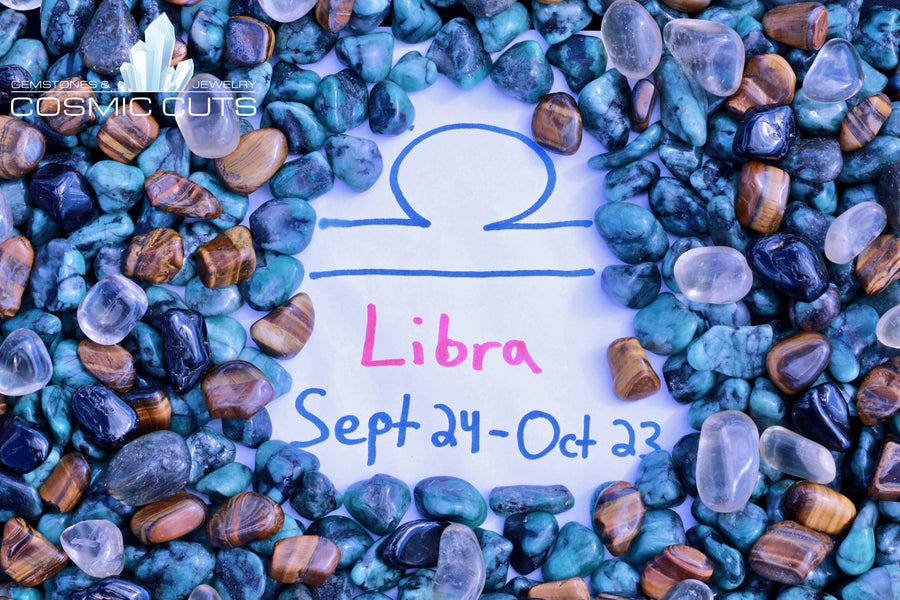 Libra Zodiac Sign Healing Gemstone Collection Set