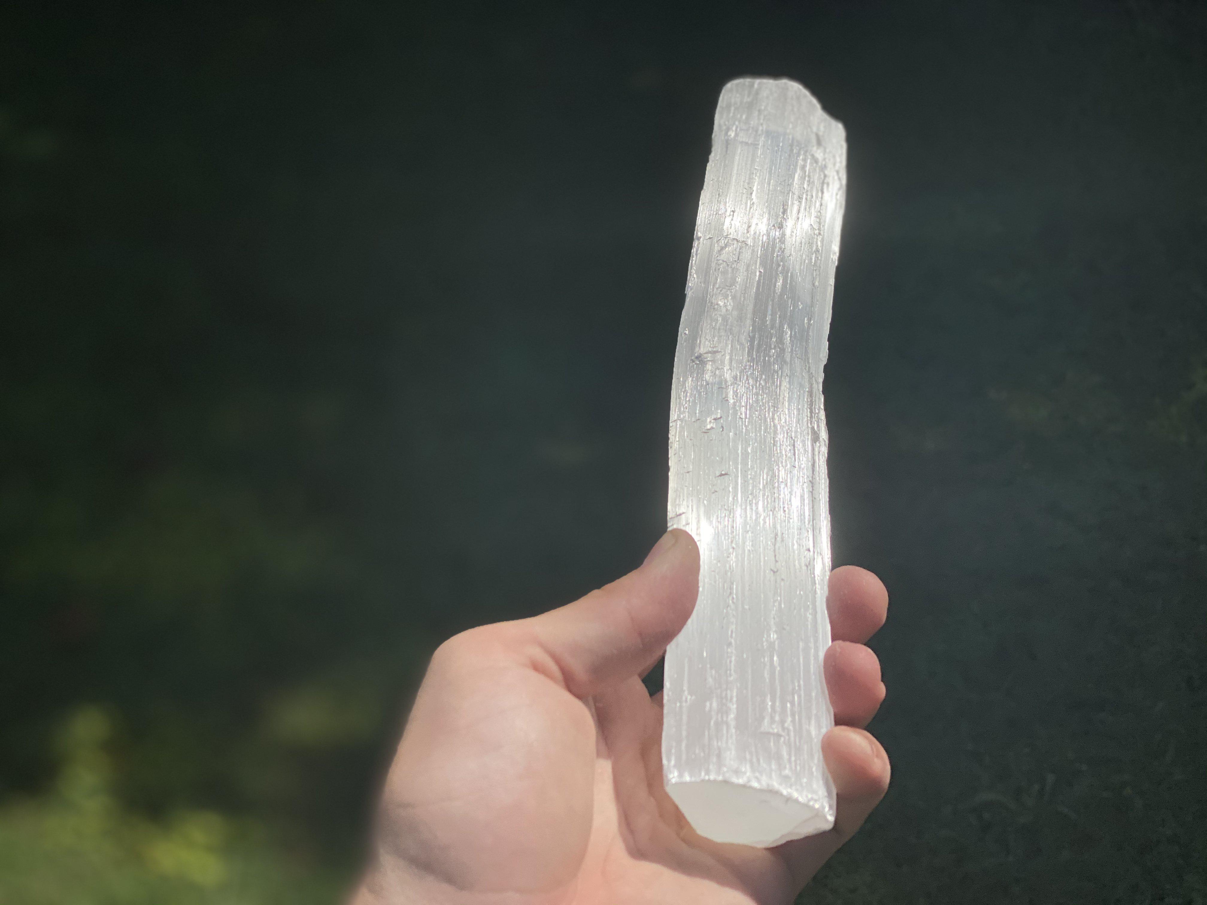 Selenite Stone Wand 