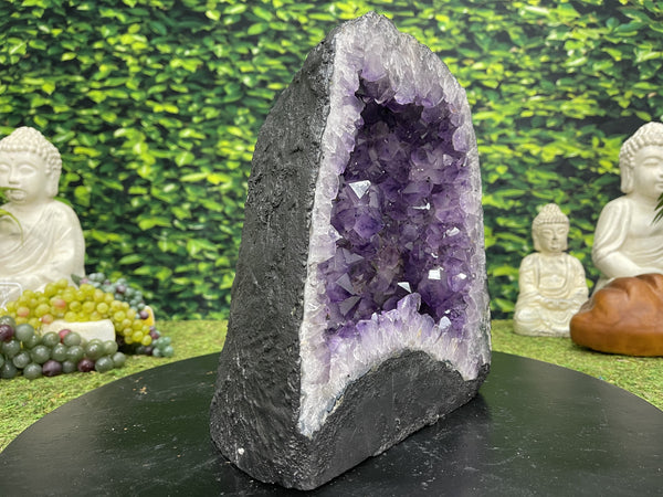 "FAR OUT STARMAN" Amethyst Geode Cathedral 10.00 High Quality Brazil NS-580