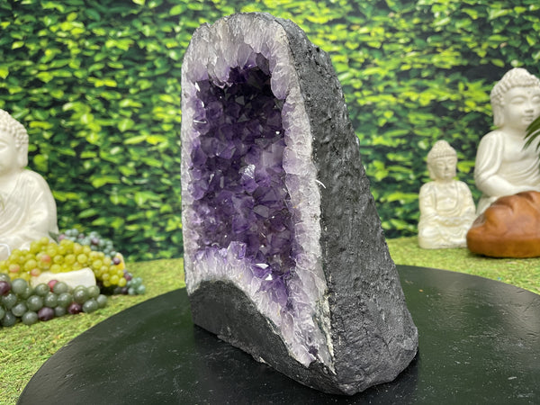 "FAR OUT STARMAN" Amethyst Geode Cathedral 10.00 High Quality Brazil NS-580